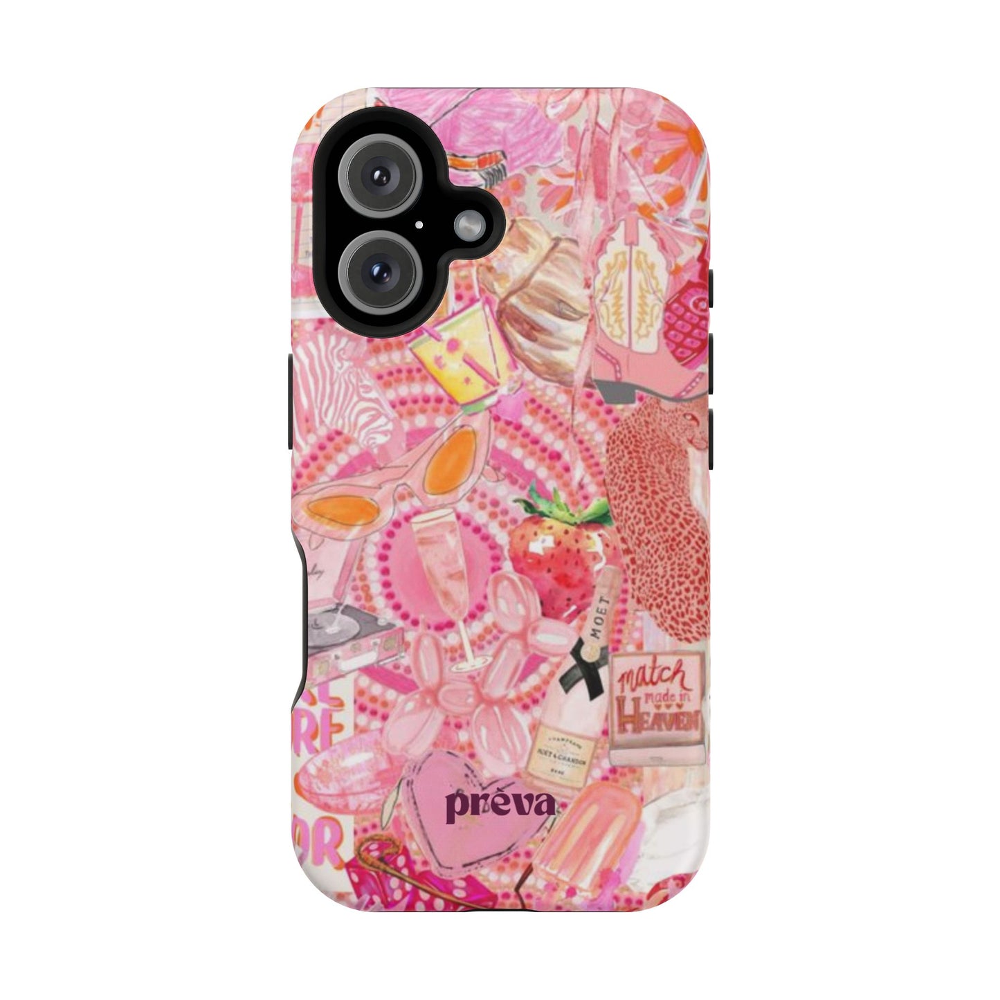Pink Collage Phone Case