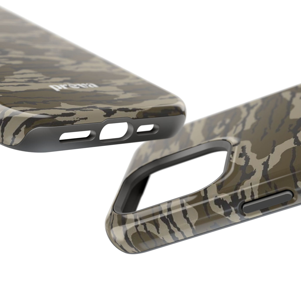 Camo Impact-Resistant Phone Case — Military Green Rugged Protection