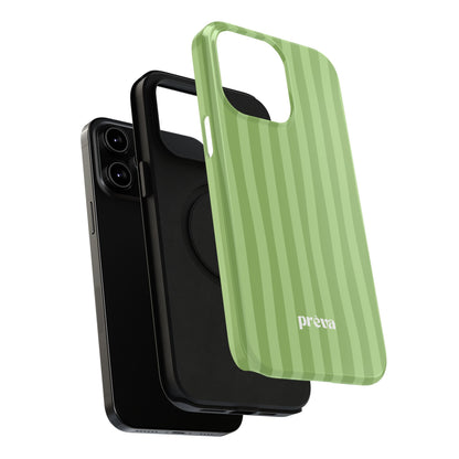 Light Green Stripes Phone Case