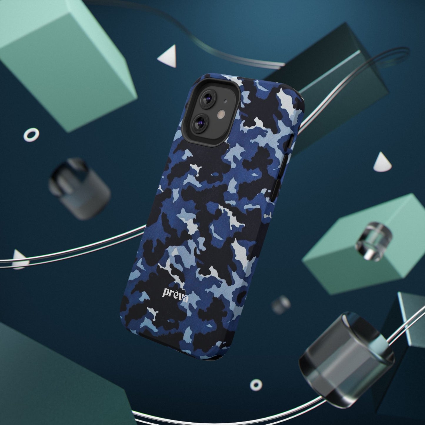 Blue Camo Phone Case
