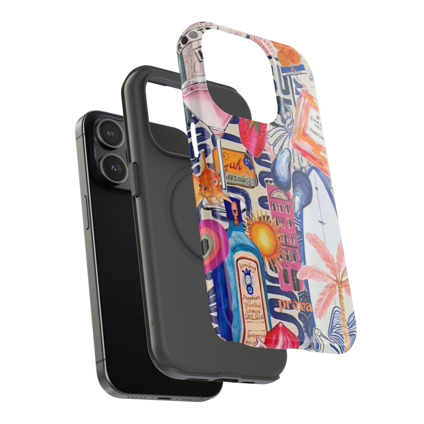 Tropical Beach Collage Phone Case