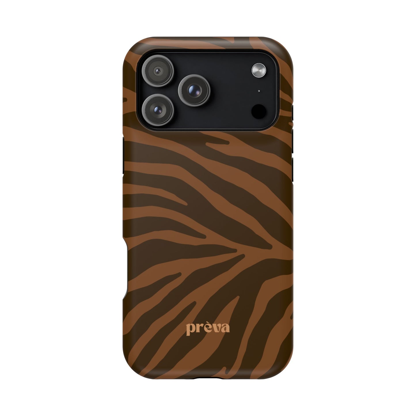 Brown Tiger Stripe Phone Case