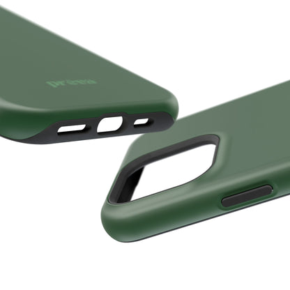 Impact-Resistant Phone Case — Forest Green Slim Armor