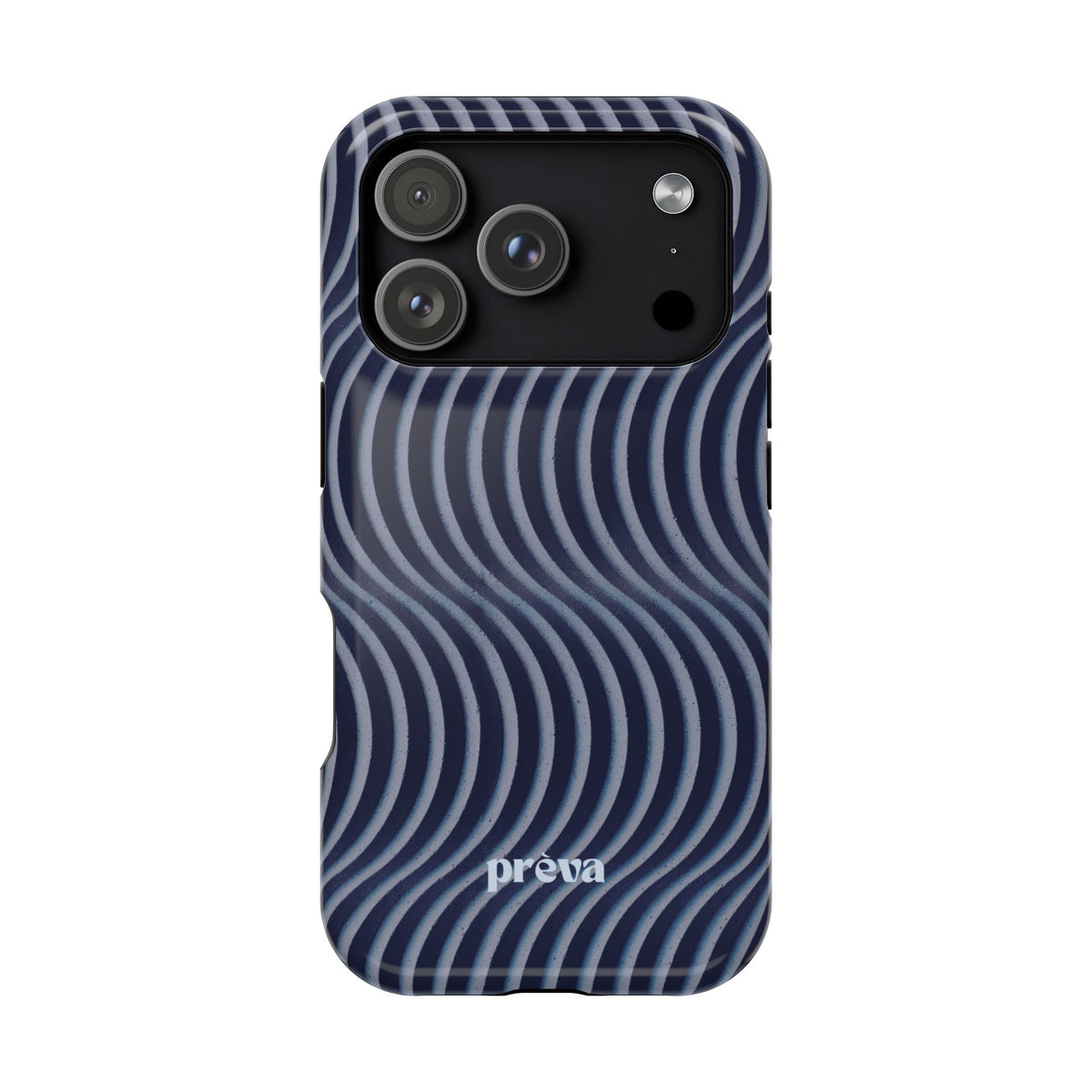 Wavy Navy Phone Case