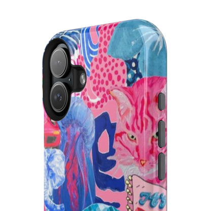 Vibrant Galaxy Collage Phone Case