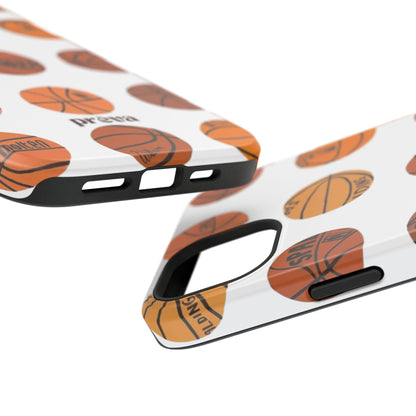 White Basketball Phone Case