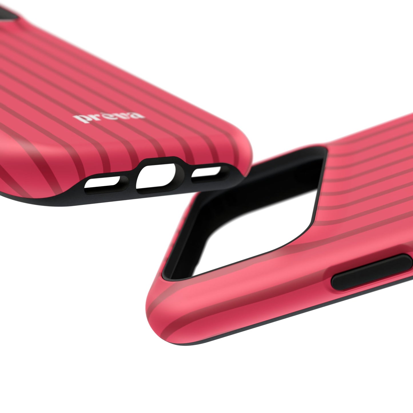 Pinky Red Stripes Phone Case
