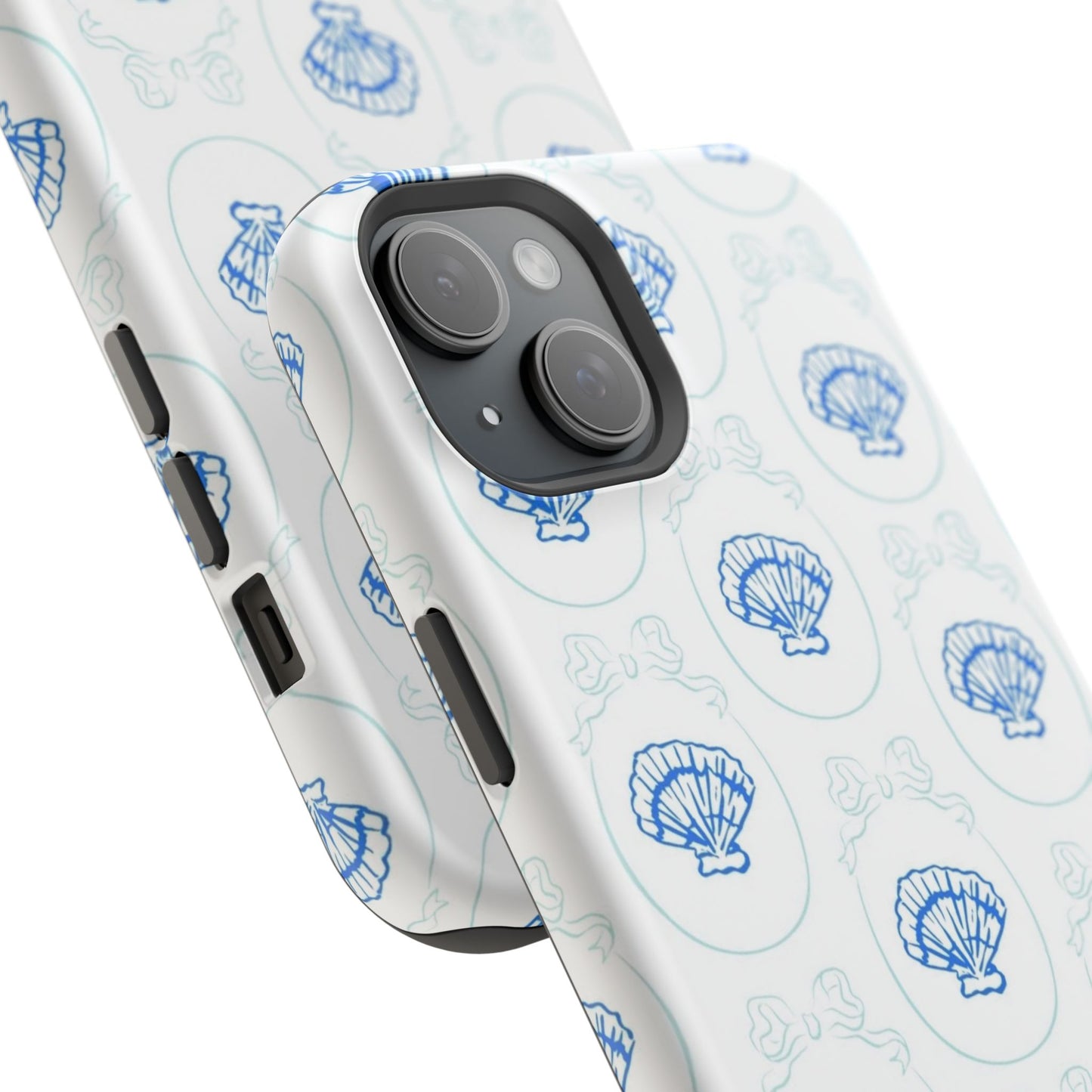 Fancy Teal Shell Phone Case