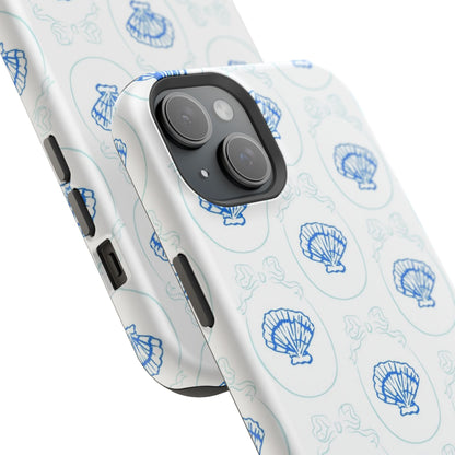 Fancy Teal Shell Phone Case