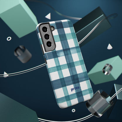 Teal Plaid Phone Case
