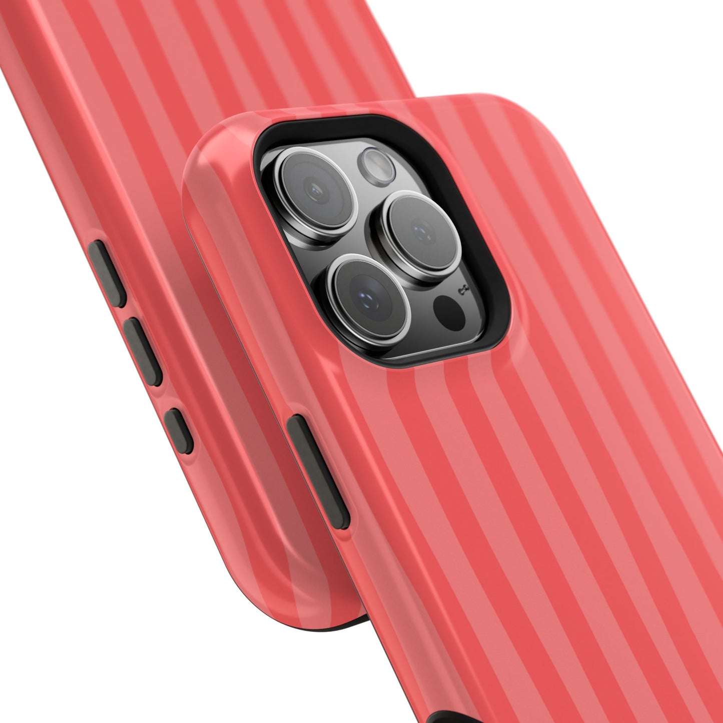 Coral Stipes Phone Case