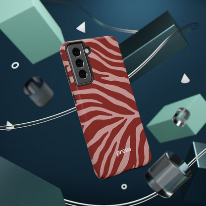 Red Zebra Phone Case