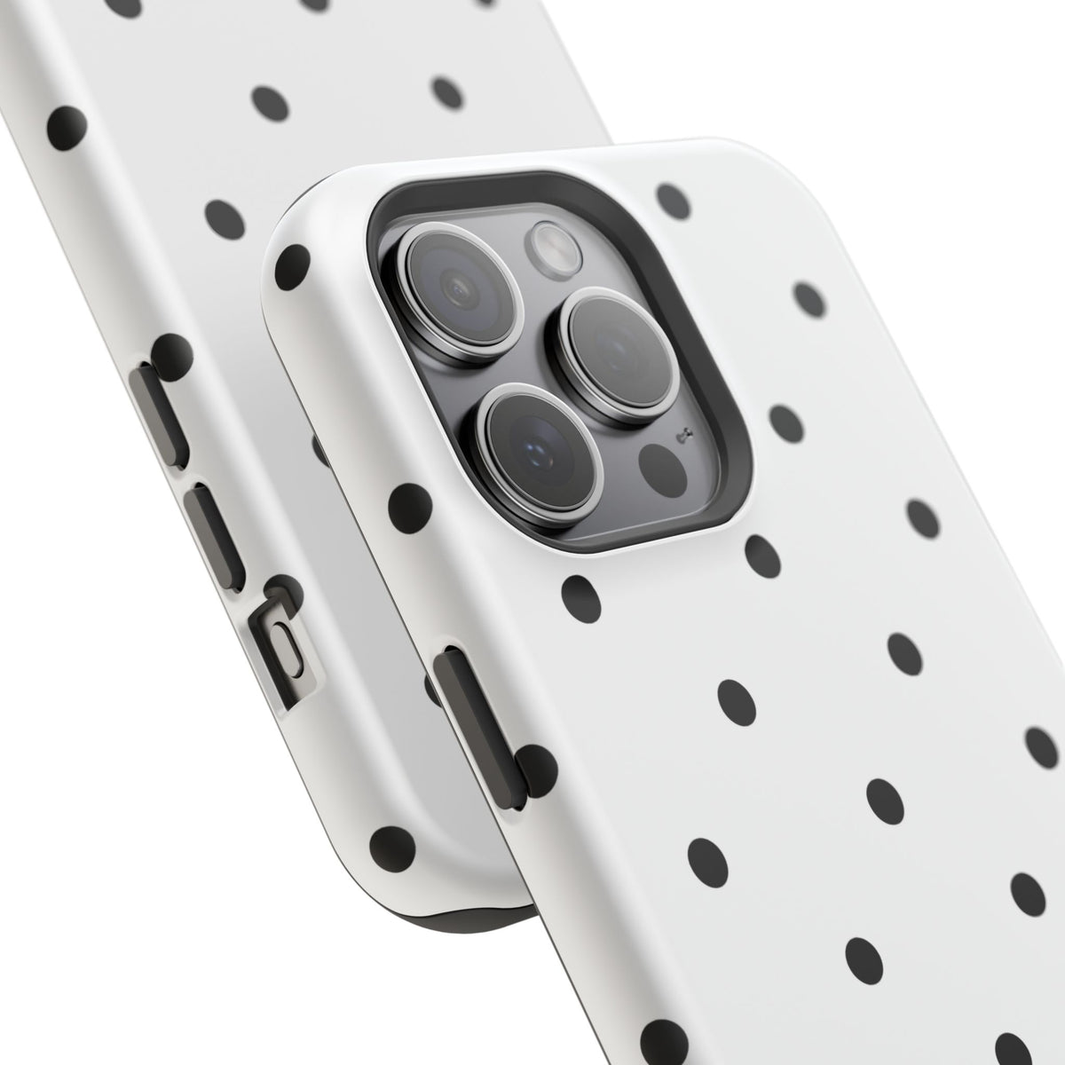 B&W polka dots Phone Case