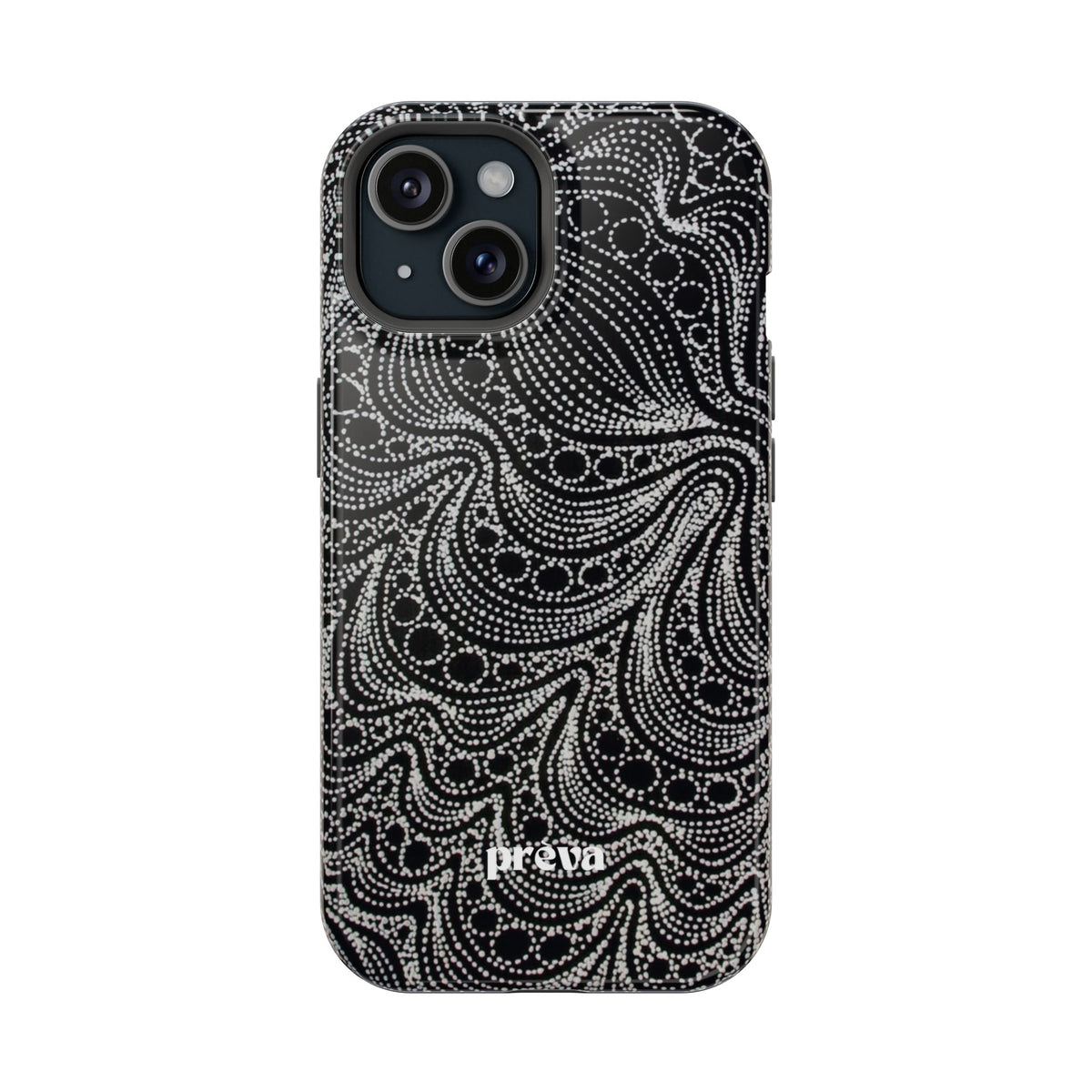 Abstract Midnight Lace Phone Case