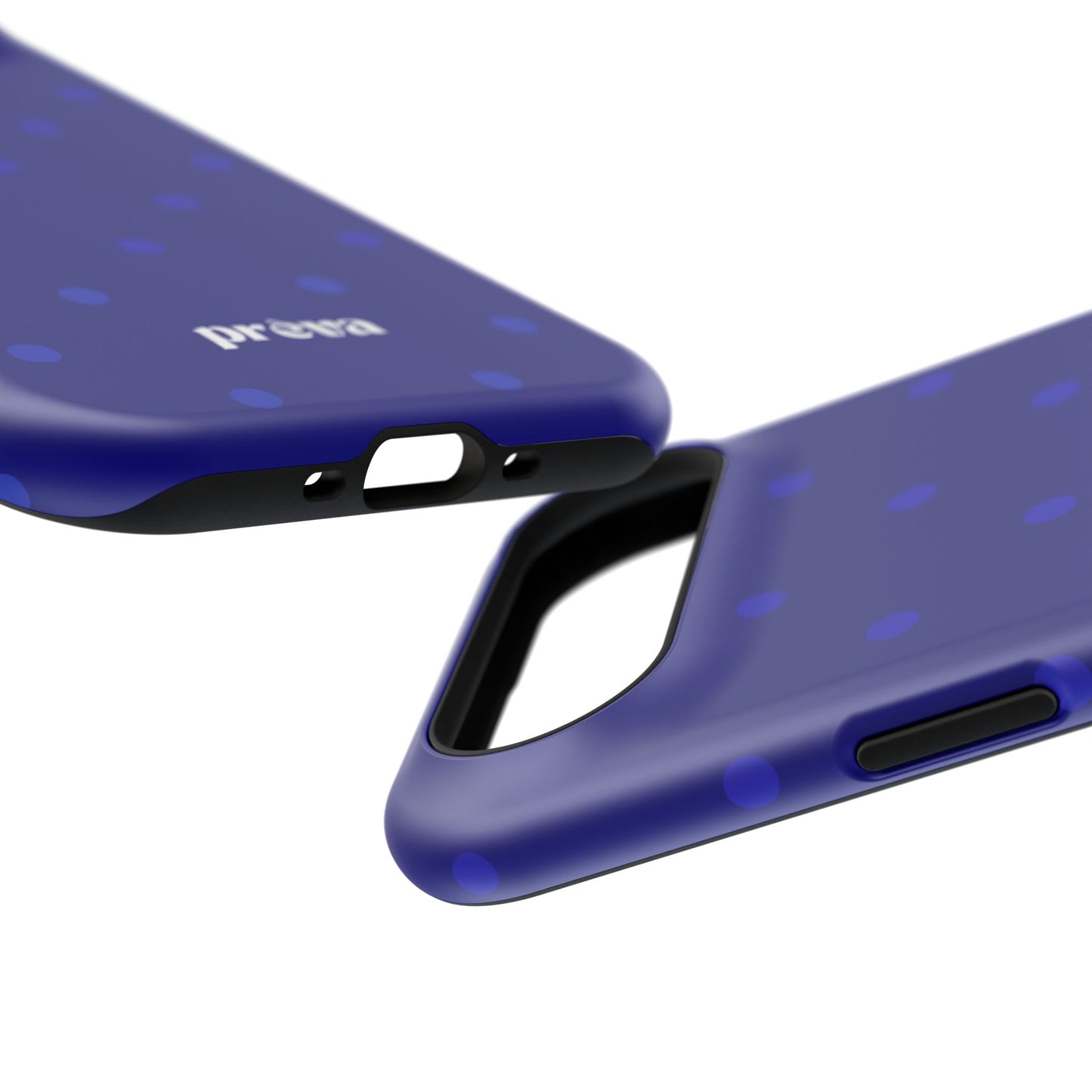 Dark Blue Polka Dots Phone Case