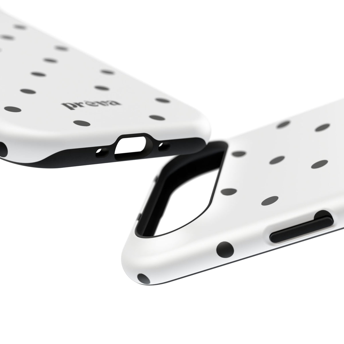B&W polka dots Phone Case