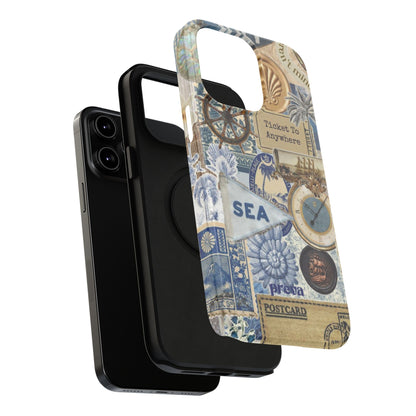 Neutral Travel Collage Phone Case