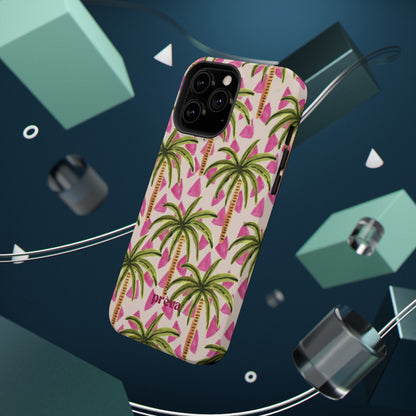 Phone Case — Pink Palm Tree Impact-Resistant Protector