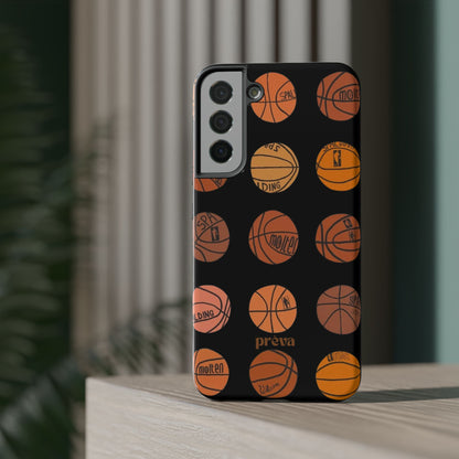 Black Basketball Phone Case