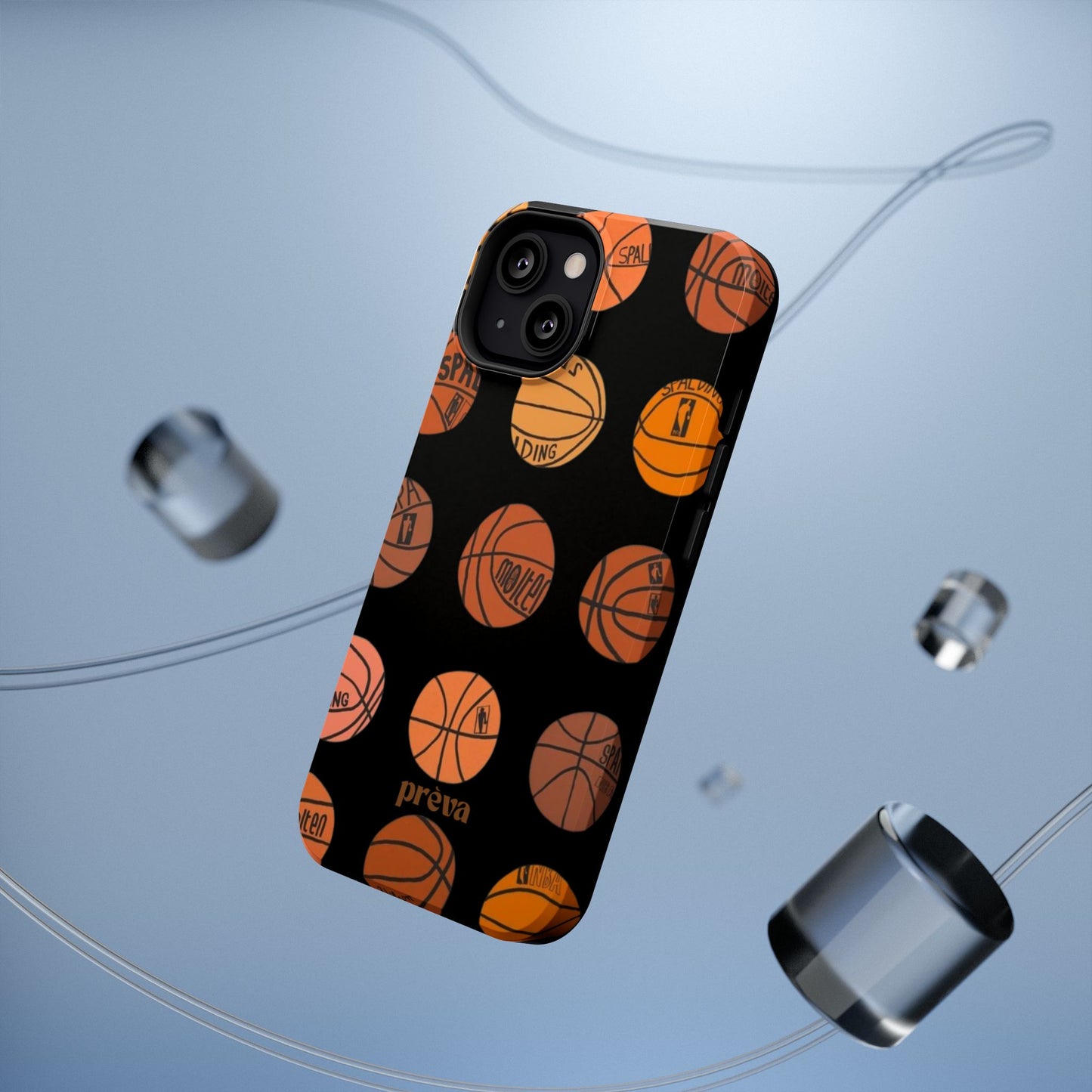 Black Basketball Phone Case