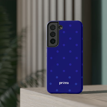 Dark Blue Polka Dots Phone Case