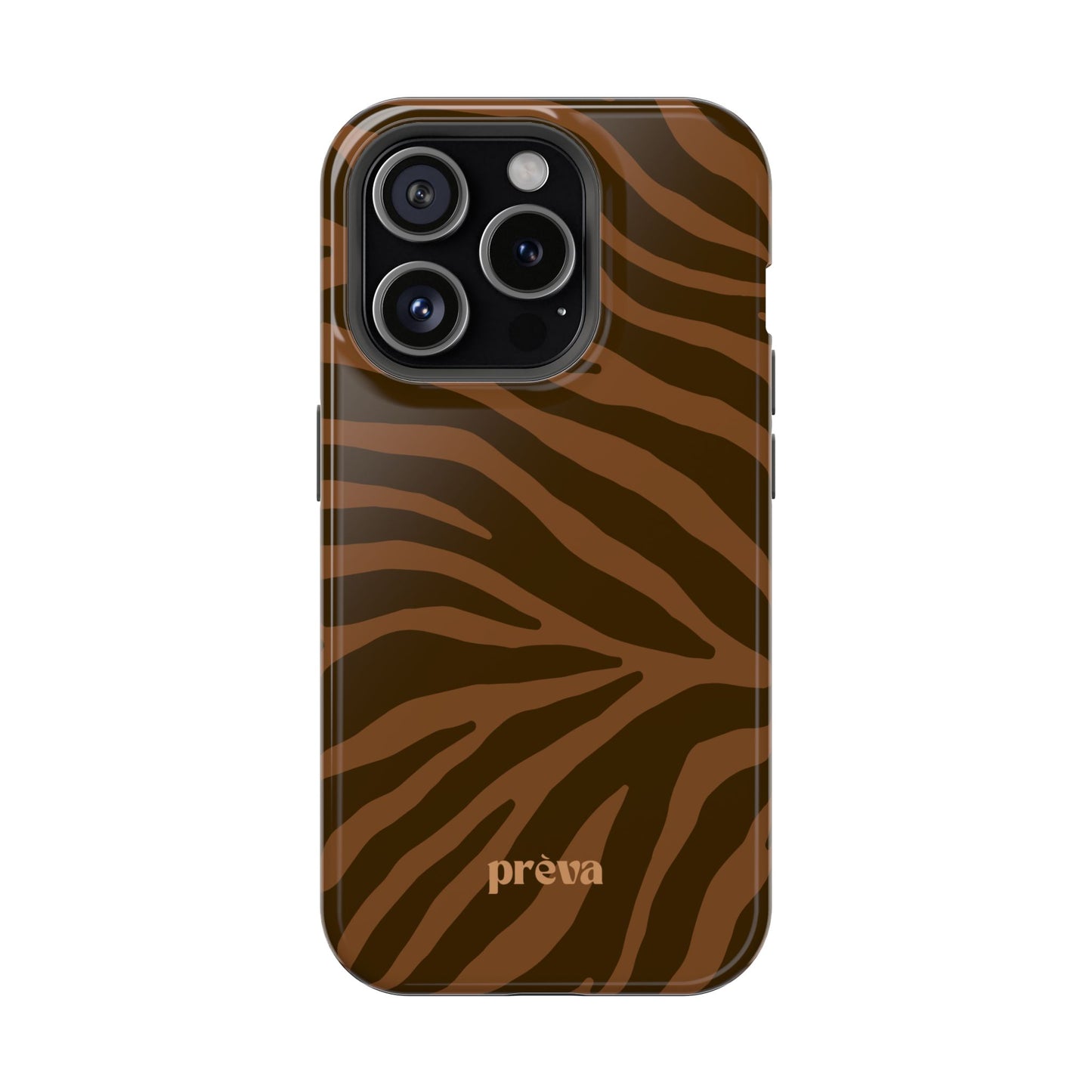 Brown Tiger Stripe Phone Case