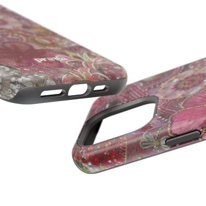 Floral Embroidery Phone Case
