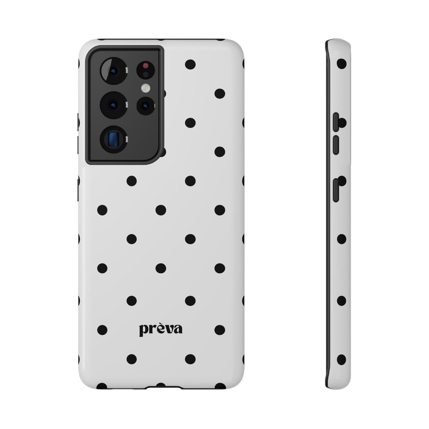 B&W polka dots Phone Case