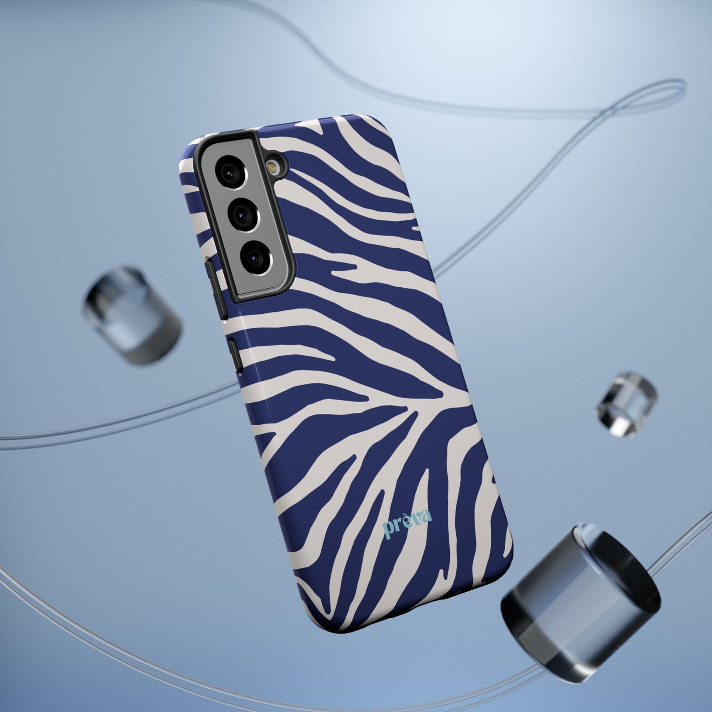 Blue Zebra Phone Case