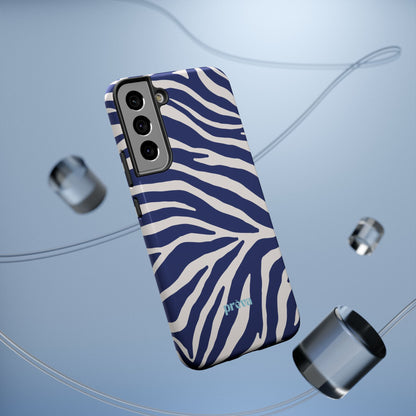 Blue Zebra Phone Case