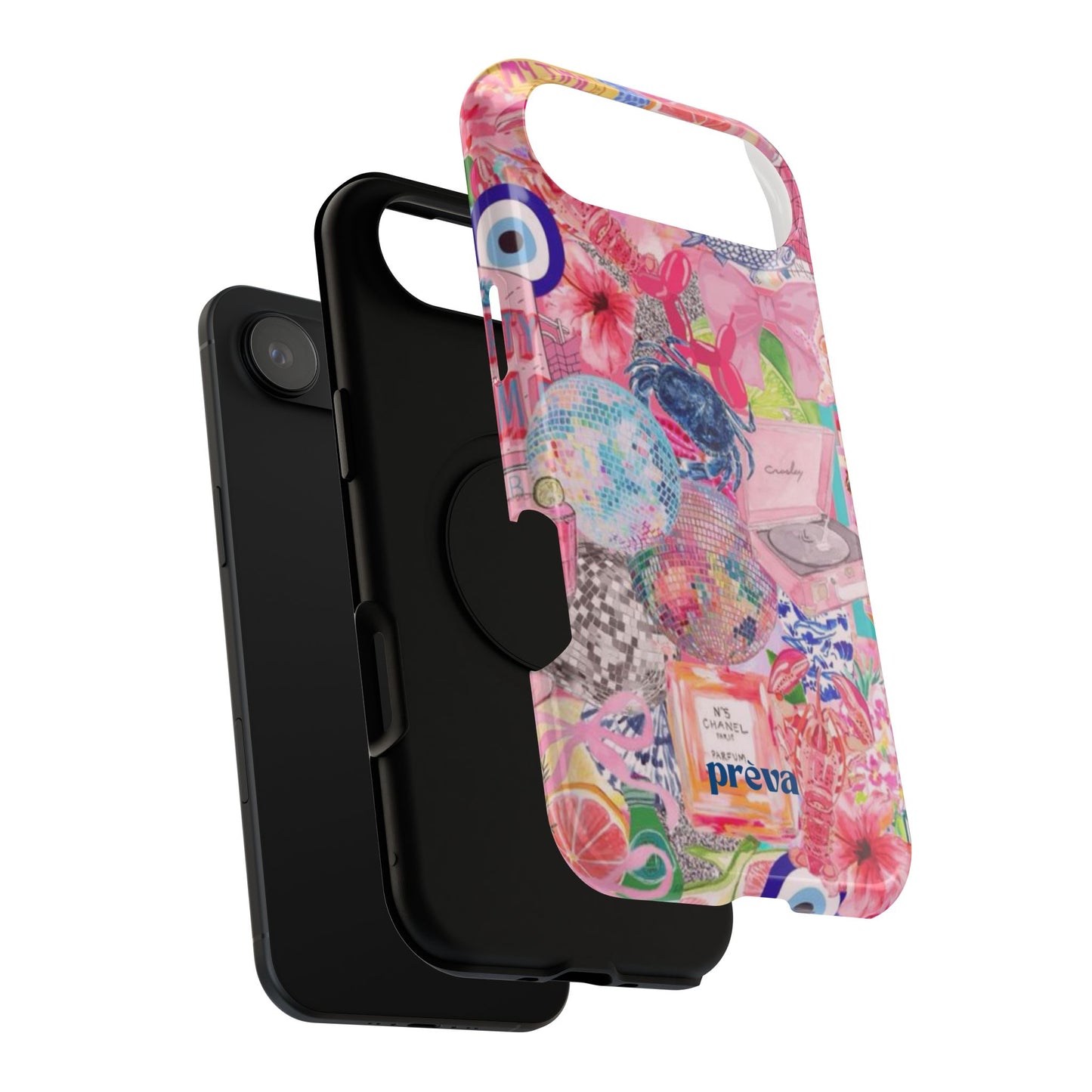Floral & Pink Collage Phone Case