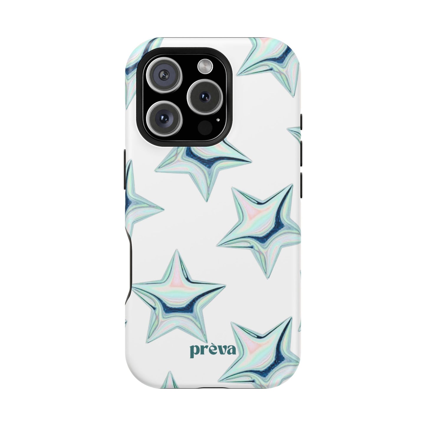 White Starburst Phone Case