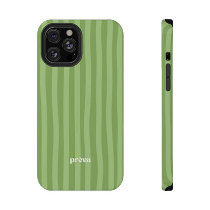 Light Green Stripes Phone Case