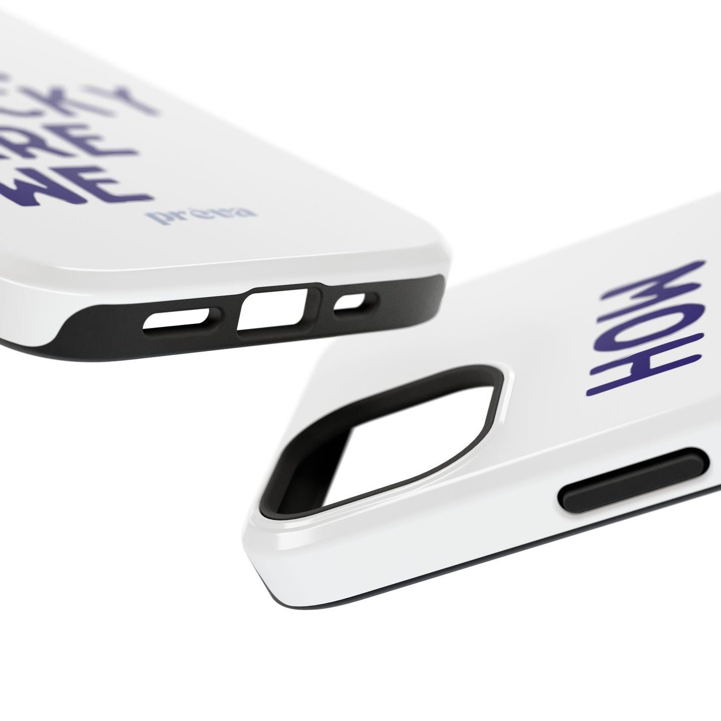 How Lucky Are We White Phone Case