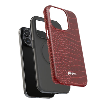 Red Croc Phone Case