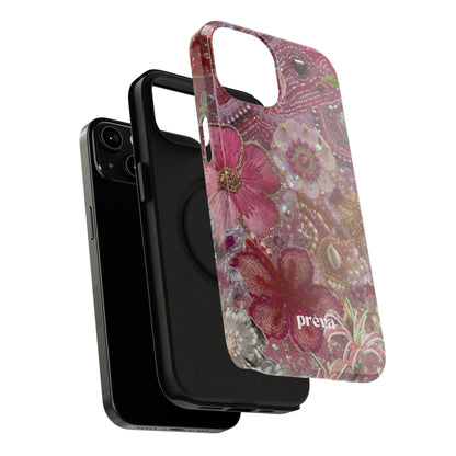 Floral Embroidery Phone Case