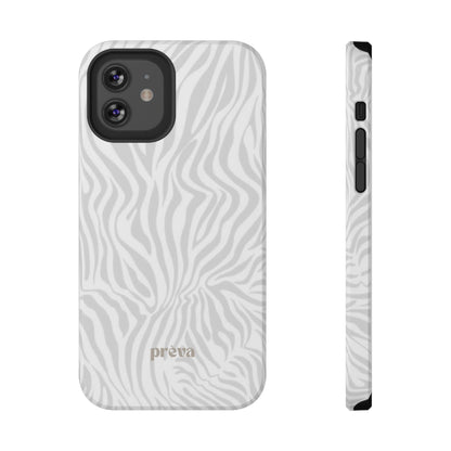 Zebra White Wave Phone Case