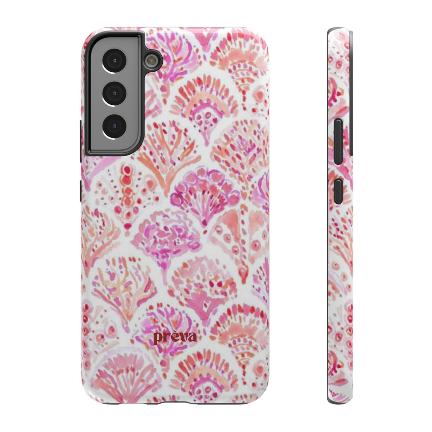 Pink Shell Watercolor Phone Case