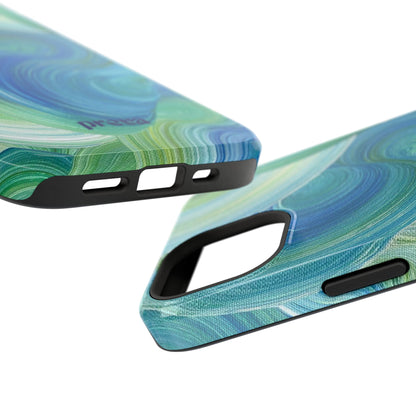 Swirling Ocean Impact-Resistant Phone Case