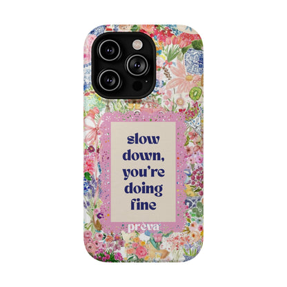 Slow Down Flowers x notsoken Phone Case