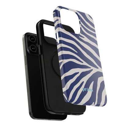 Blue Zebra Phone Case