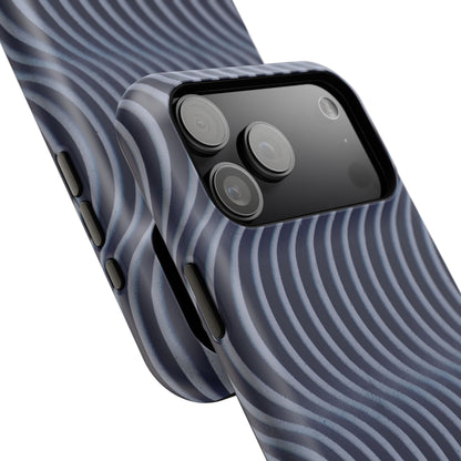 Wavy Navy Phone Case