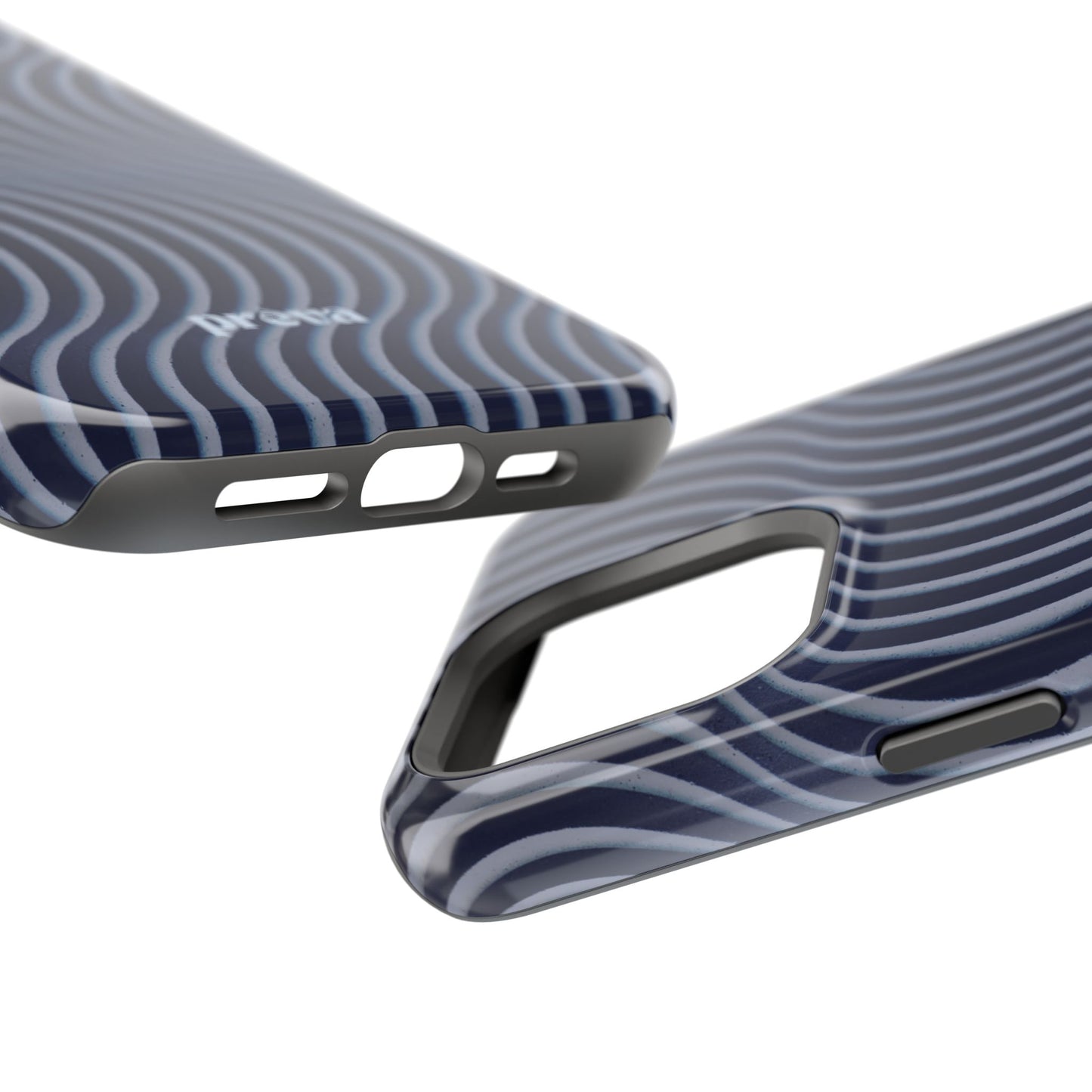 Wavy Navy Phone Case