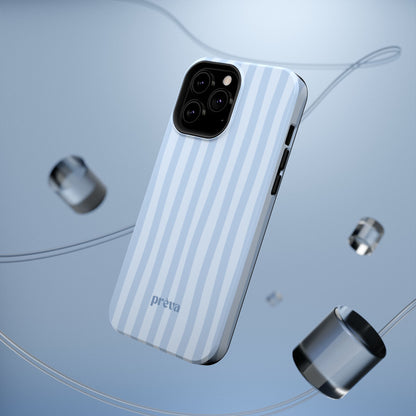 Pastel Blue Stripes Phone Case