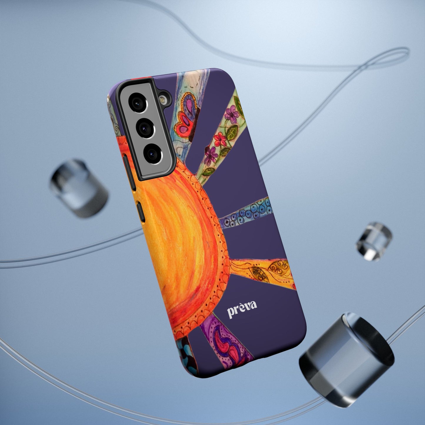 Purple Cancun Sun Phone Case