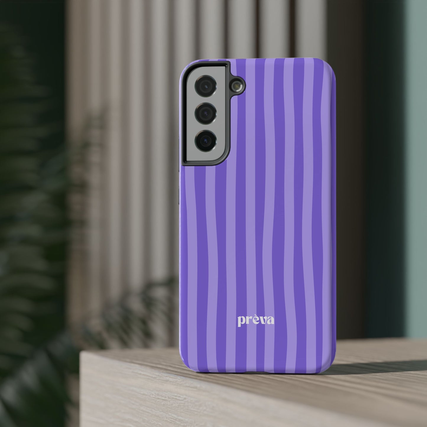 Lavender Stripes Phone Case