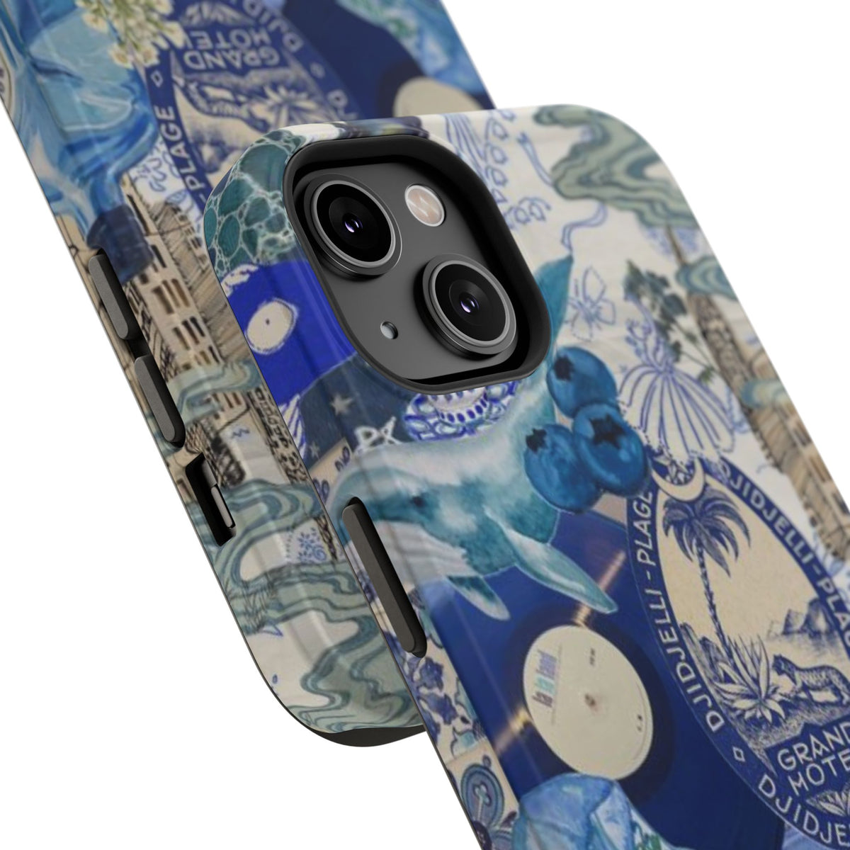 Blue Night Collage Phone Case
