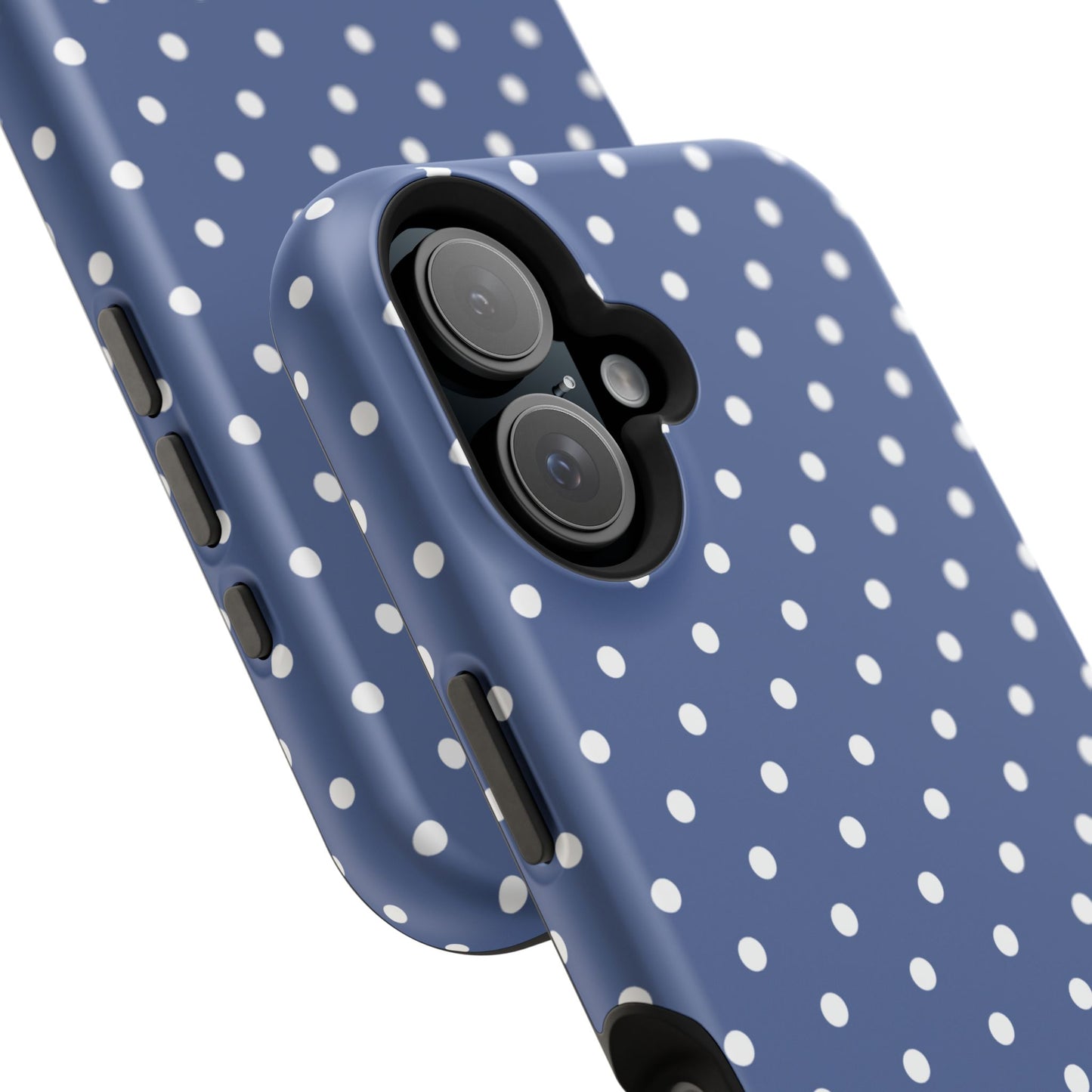 Navy Polka Dot Phone Case
