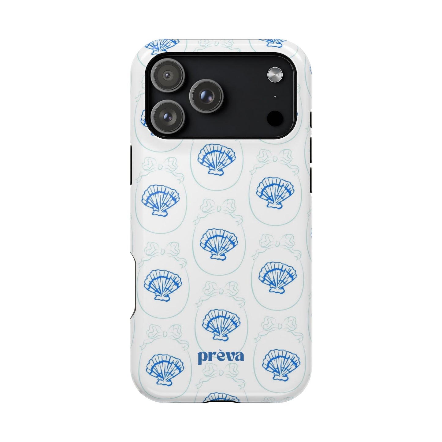 Fancy Teal Shell Phone Case