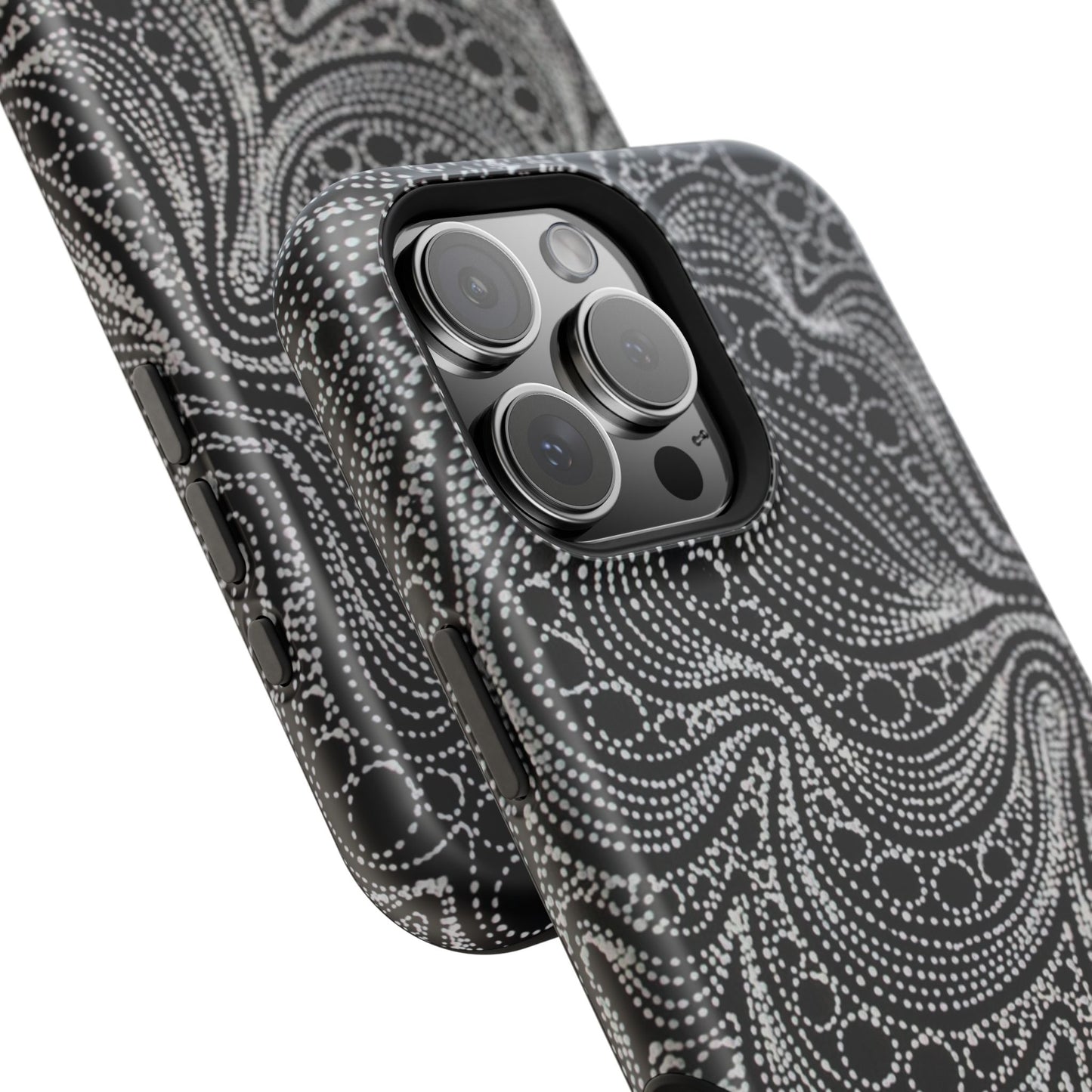 Abstract Midnight Lace Phone Case